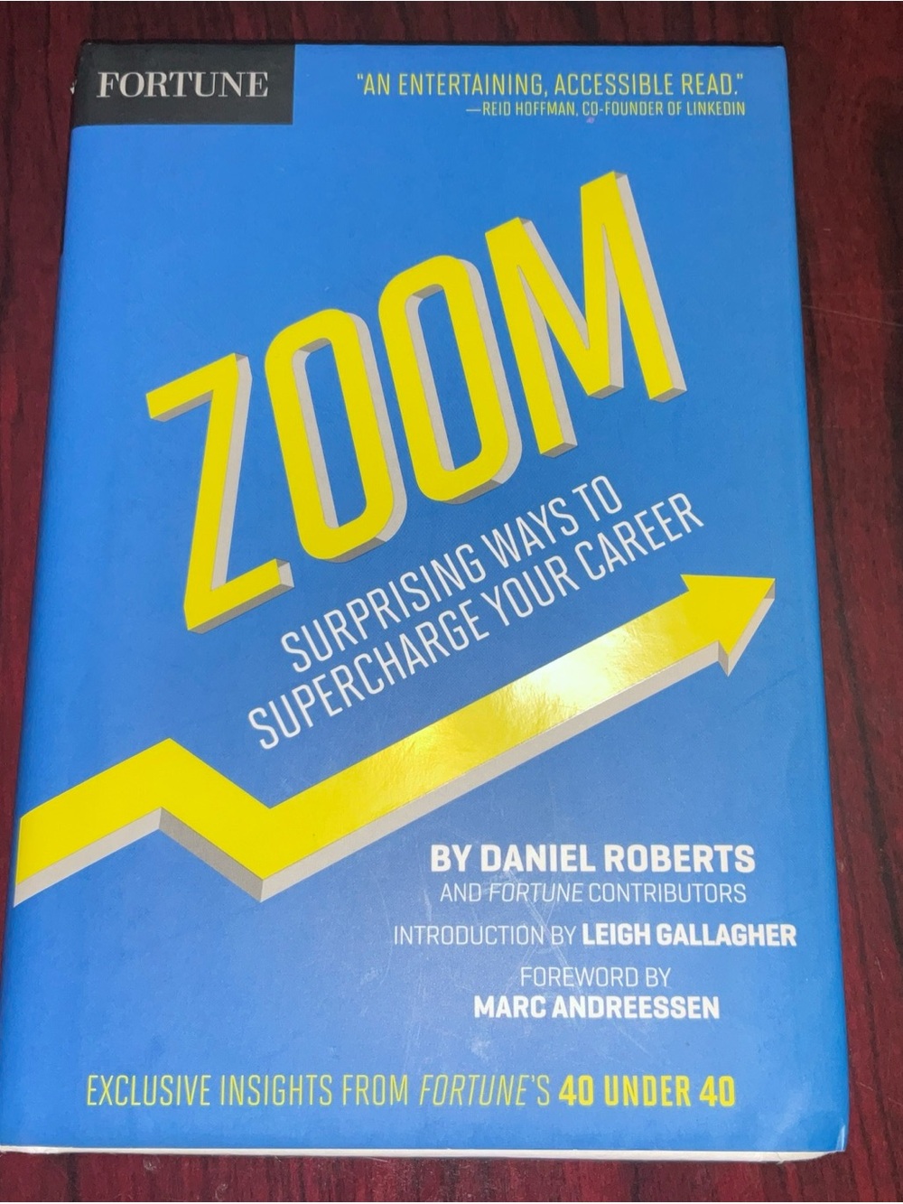 Zoom by Daniel Roberts - Bright Blue & Yellow Hardcover